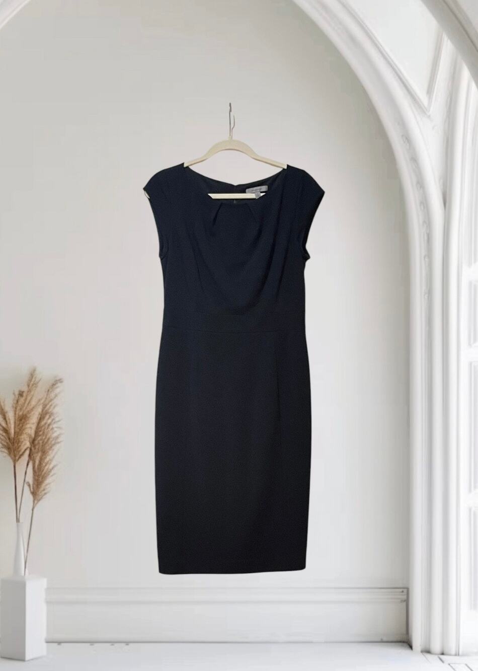 Classiques Entier Dress Sleeveless Career Classic Plaid Minimalist Size 8